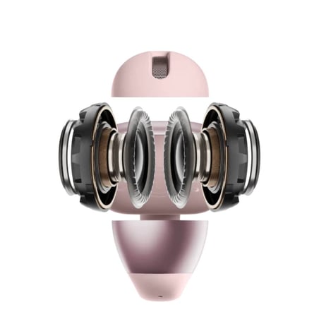 Auriculares Shokz OpenDots One Rosa