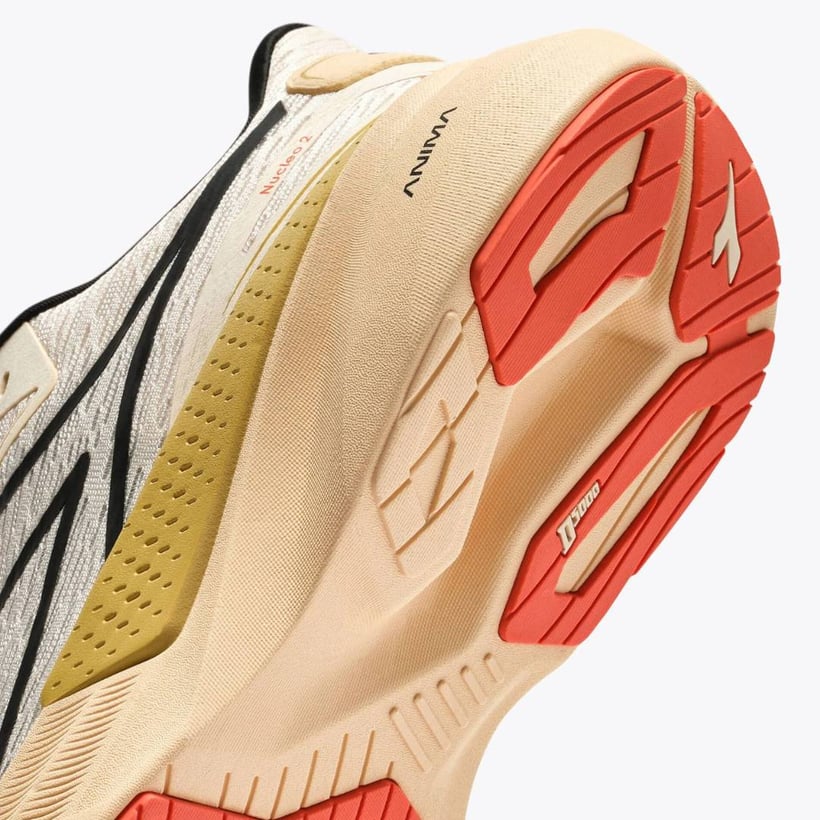 Diadora Nucleo 2 Laufschuhe Beige Schwarz SS26