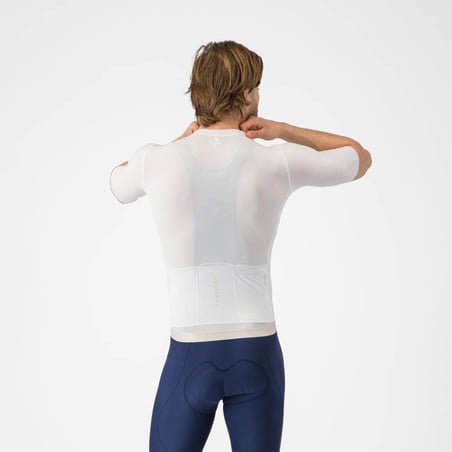 Castelli Espresso 2 Kurzarmtrikot Weiß