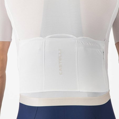 Maillot Castelli Espresso 2 Manga Curta Branco