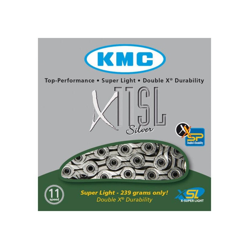 Catena KMC X11-93 11 velocità Argento/Grigio