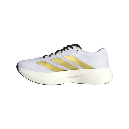 Adidas Adizero Evo SL Woven Laufschuhe Weiß Gold SS26