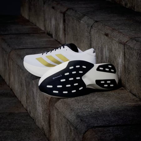 Chaussures Adidas Adizero Evo SL Woven Blanc Doré SS26