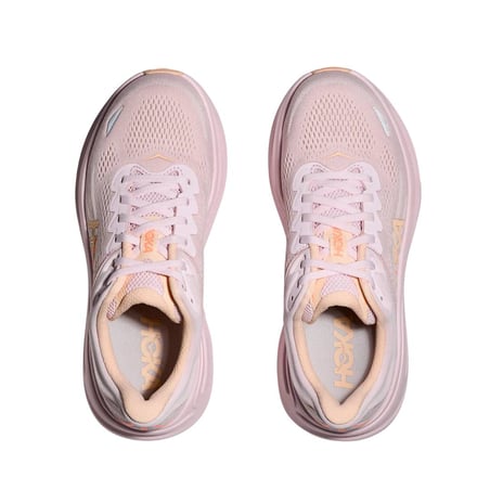 Zapatillas Hoka Bondi 9 Rosa Naranja SS26 Mujer