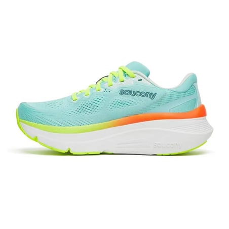 Zapatillas Saucony Guide 19 Azul Verde SS26 Mujer