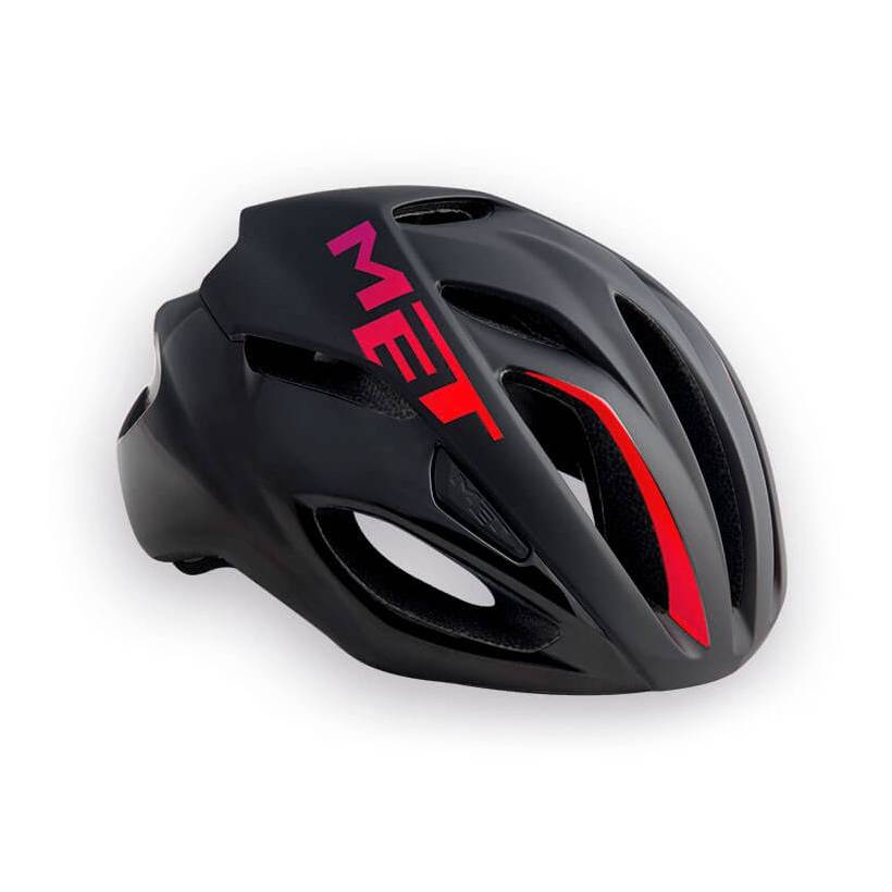 Casque Met Rivale Noir Rouge 2017