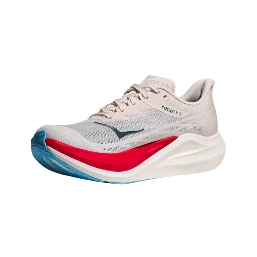 Hoka Rocket X 3 White Red SS26 Unisex Shoes