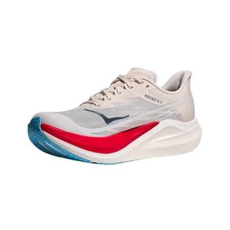 Scarpe Hoka Rocket X 3 Bianco Rosso SS26 Unisex