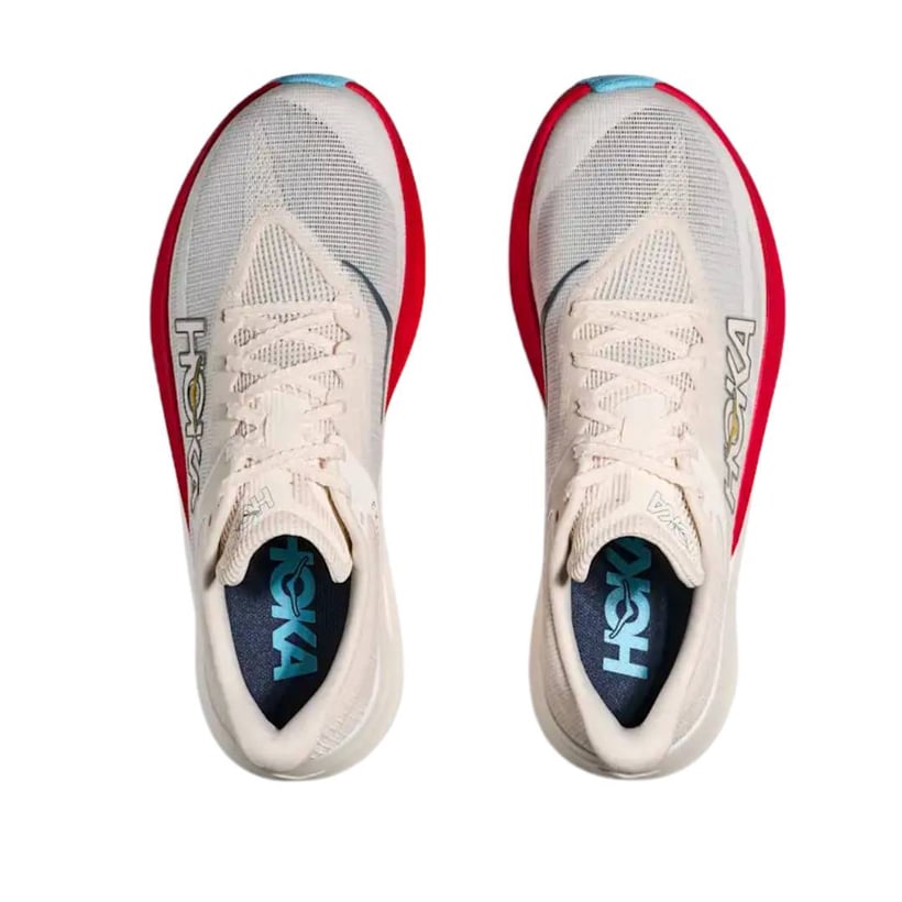 Hoka Rocket X 3 White Red SS26 Unisex Shoes