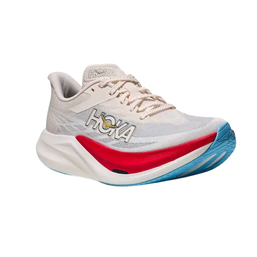 Chaussures Hoka Rocket X 3 Blanc Rouge SS26...