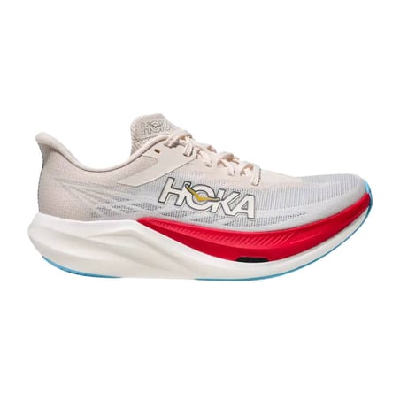 Hoka Rocket X 3 White Red SS26 Unisex Shoes