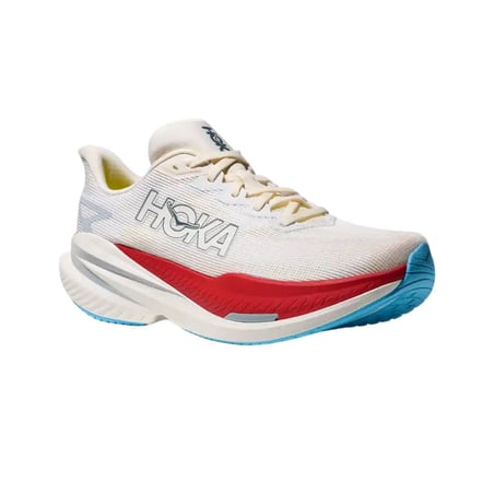 Scarpe Hoka Mach X 3 Bianco Rosso SS26