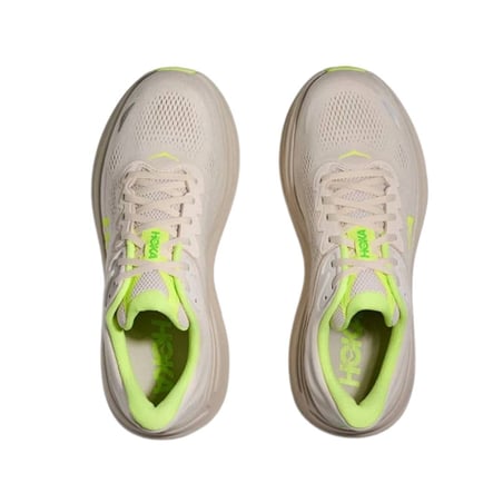 Hoka Bondi 9 Schuhe Beige Gelb SS26