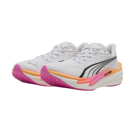 Buty Puma Deviate NITRO 4 biało-różowe SS26 damskie