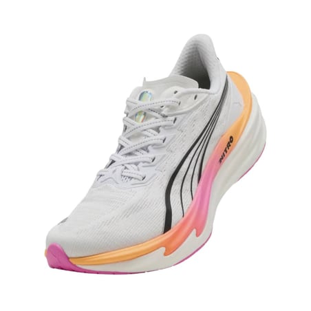 Chaussures Puma Deviate NITRO 4 Blanc Rose SS26 Femme