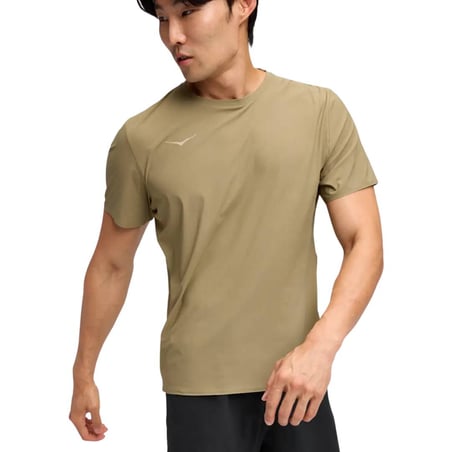 Camiseta Hoka AiroLite 2.0 Castanha