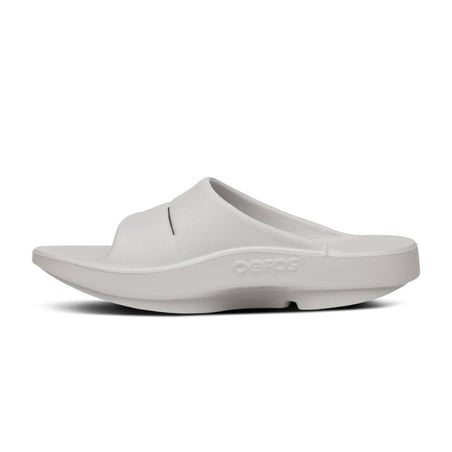 Oofos Recovery Ooahh Sandals White