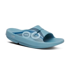 Sandálias Oofos Recovery Ooahh Sport Azul 2
