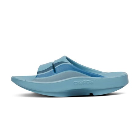 Sandálias Oofos Recovery Ooahh Sport Azul