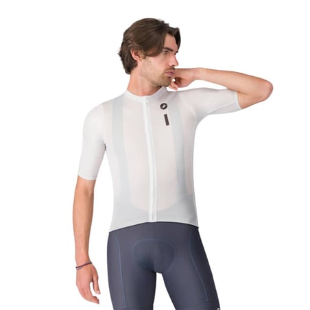 Castelli Drittone Logo Shirt Wit Zwart