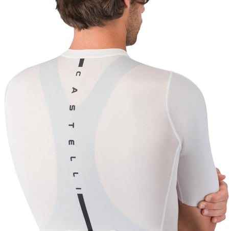 Castelli Drittone Logo Shirt Wit Zwart