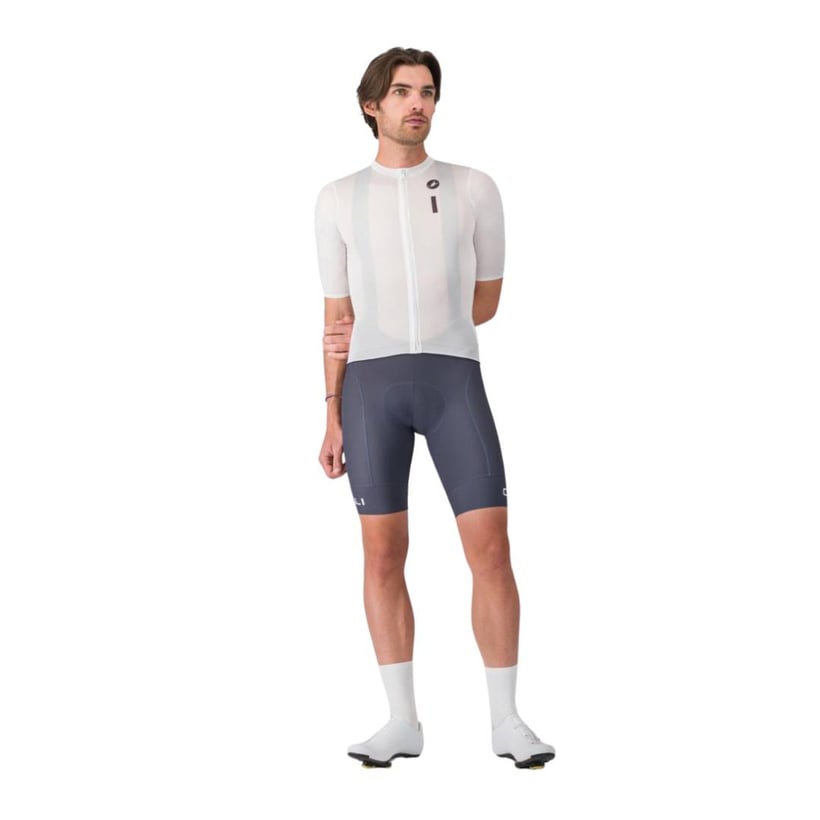 Maglia Castelli Drittone Logo Bianco Nero