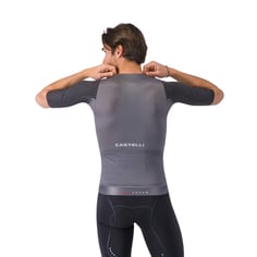Maillot Castelli Aero Race 8S Gris Negro 2