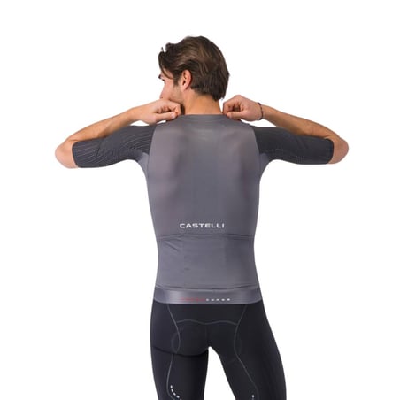 Maillot Castelli Aero Race 8S Gris Noir
