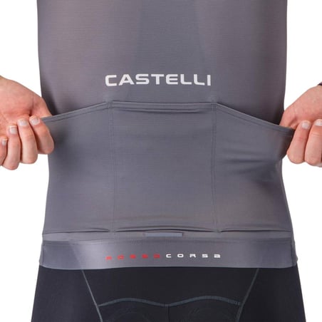 Castelli Aero Race 8S Jersey Grey Black