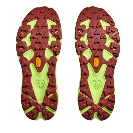 Hoka Speedgoat 7 Laufschuhe Grün Rot SS26