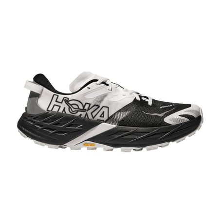 Hoka Speedgoat 7 Wide hardloopschoenen Zwart Wit SS26
