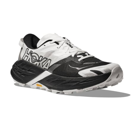 Hoka Speedgoat 7 Wide hardloopschoenen Zwart Wit SS26