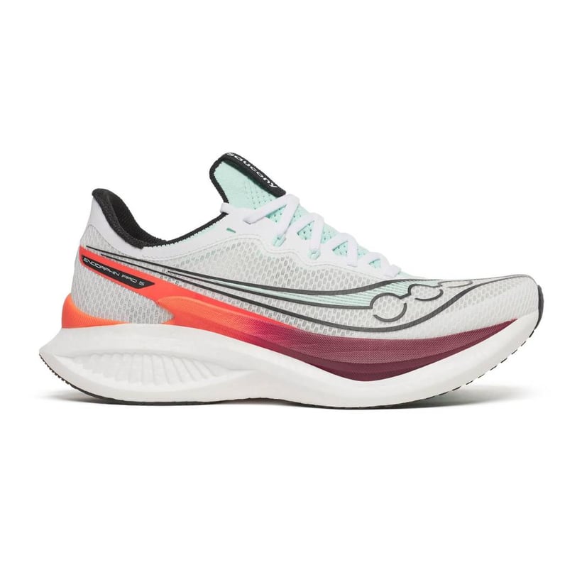 Scarpe Saucony Endorphin Pro 5 Bianco Rosso SS26