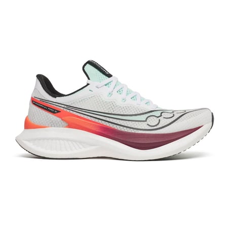 Chaussures Saucony Endorphin Pro 5 Blanc Rouge SS26