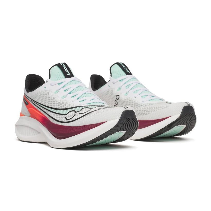 Chaussures Saucony Endorphin Pro 5 Blanc Rouge...