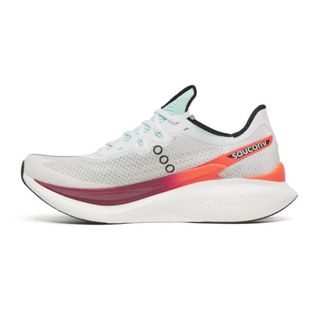 Saucony Endorphin Pro 5 Shoes White Red SS26