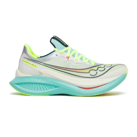 Zapatillas Saucony Endorphin Pro 5 Blanco Azul Mujer SS26