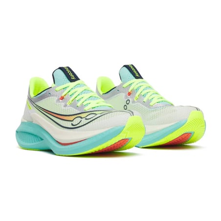 Chaussures Saucony Endorphin Pro 5 Blanc Bleu Femme SS26