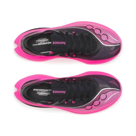 Chaussures Saucony Endorphin Pro 5 Rose Noir SS26 Femme