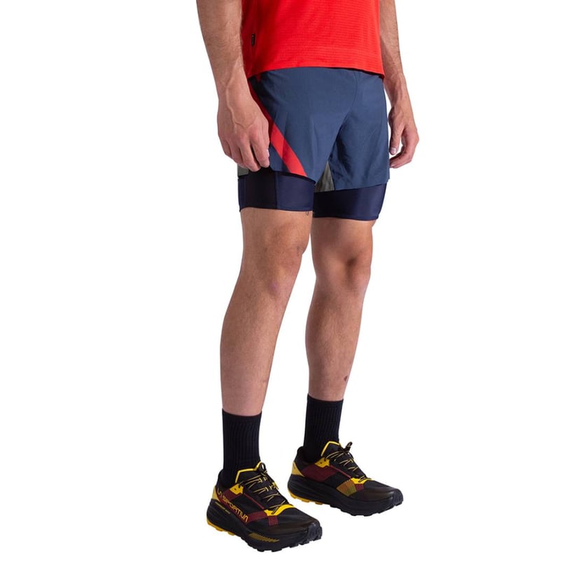 Pantaloncino La Sportiva Flow 5" Blu Rosso