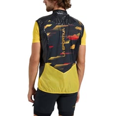La Sportiva Blizzard Windbreaker Weste Gelb Schwarz 2