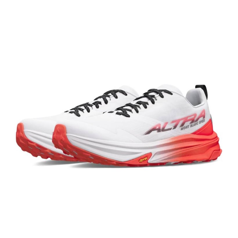 Chaussures Altra Mont Blanc Speed Blanc Rouge SS26