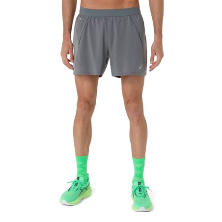 Asics Road 5IN Shorts Gray