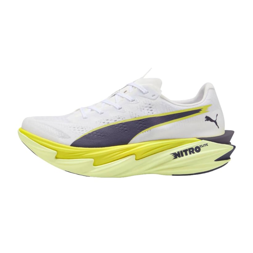 Puma Deviate NITRO Elite 4 White Yellow SS26 Women