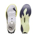 Zapatillas Puma Deviate NITRO Elite 4 Blanco Amarillo SS26 Mujer