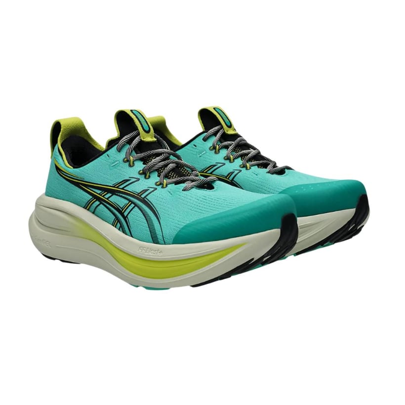 Asics Gel-Nimbus 28 TR Laufschuhe Grün Schwarz...