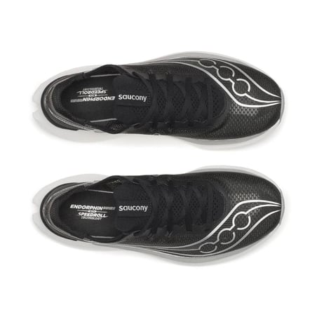 Saucony Endorphin Pro 5 Shoes Black White SS26