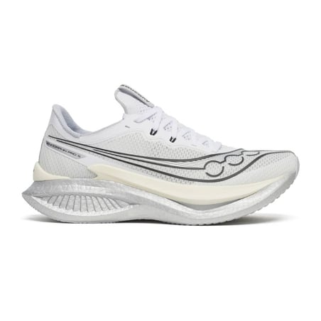 Zapatillas Saucony Endorphin Pro 5 Blanco Plata SS26