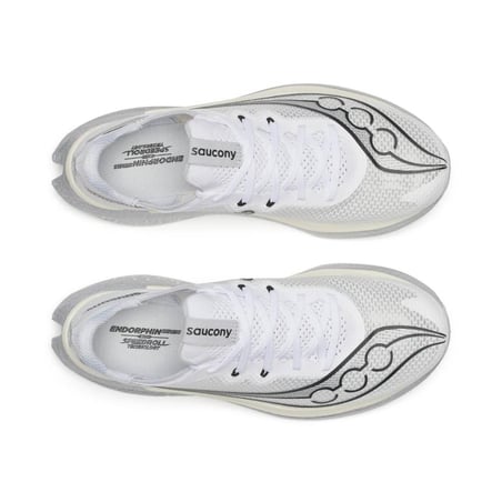 Tênis Saucony Endorphin Pro 5 Branco Prata SS26