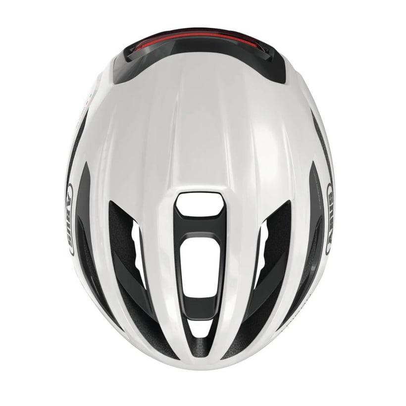 Abus Taipan LED Helm Weiß Schwarz